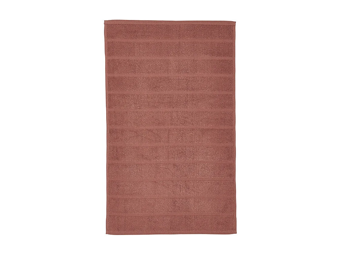 100% katoenen badmat, 700 grams m2. Terracotta