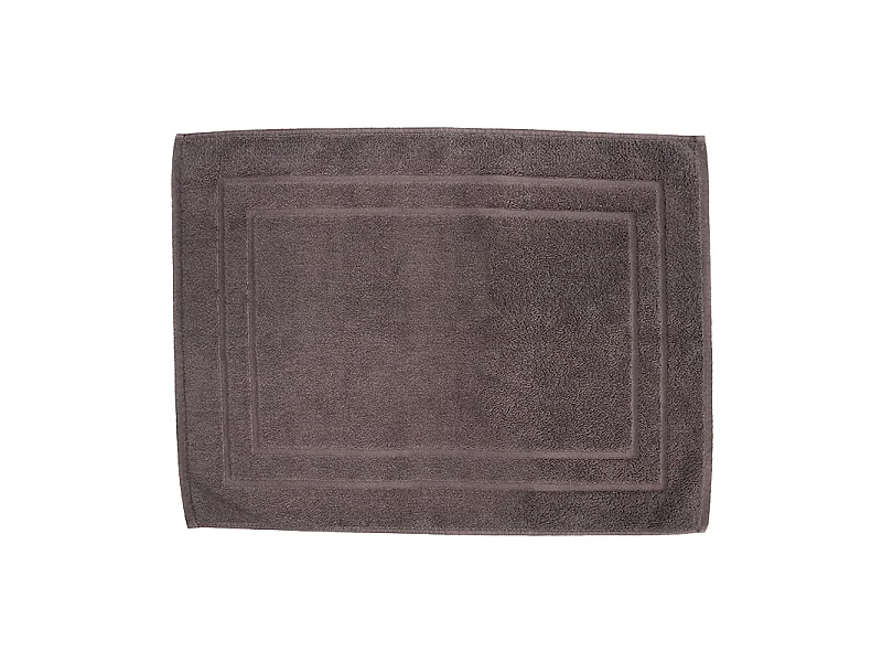 Tapis de bain éponge 100% coton 800 grammes m2. Noyer