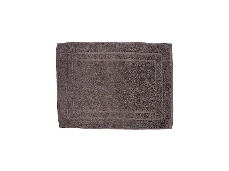 Tapis de bain éponge 100% coton 800 grammes m2. Noyer