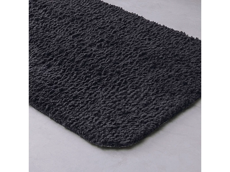 100% polyester getufte pool design badmat, 1400 gram m2. Houtskool