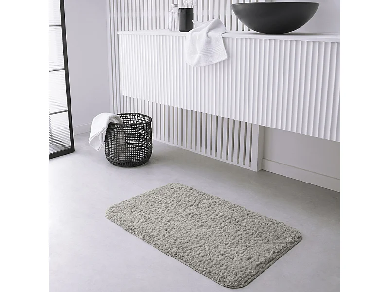 100% polyester getufte pool design badmat, 1400 gram m2. Beige