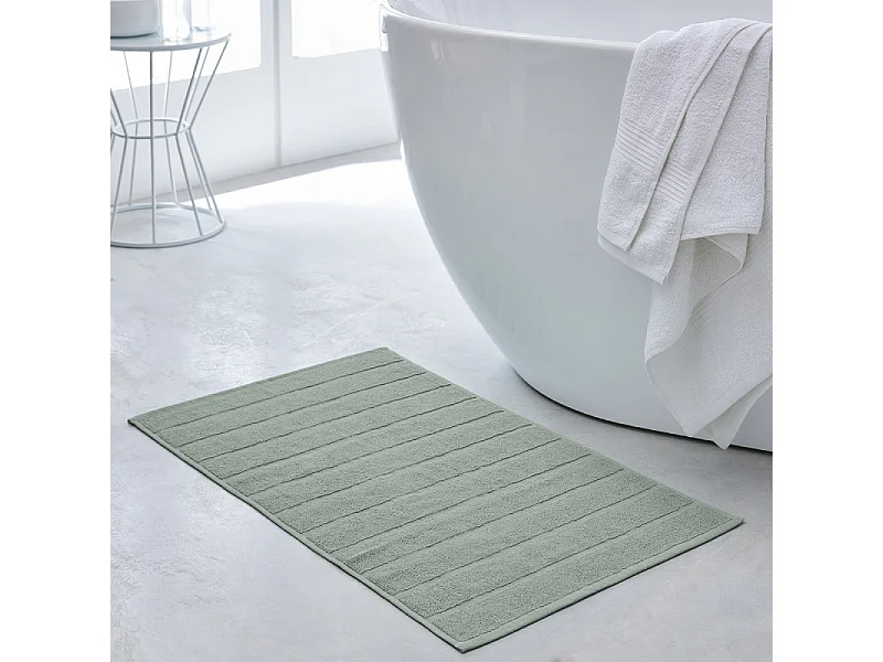 Tapis de bain 100% coton, 700 grammes m2.Turquoise