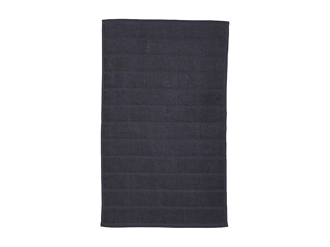 Alfombra de baño 100% algodón, 700 gramos m2.Carbón