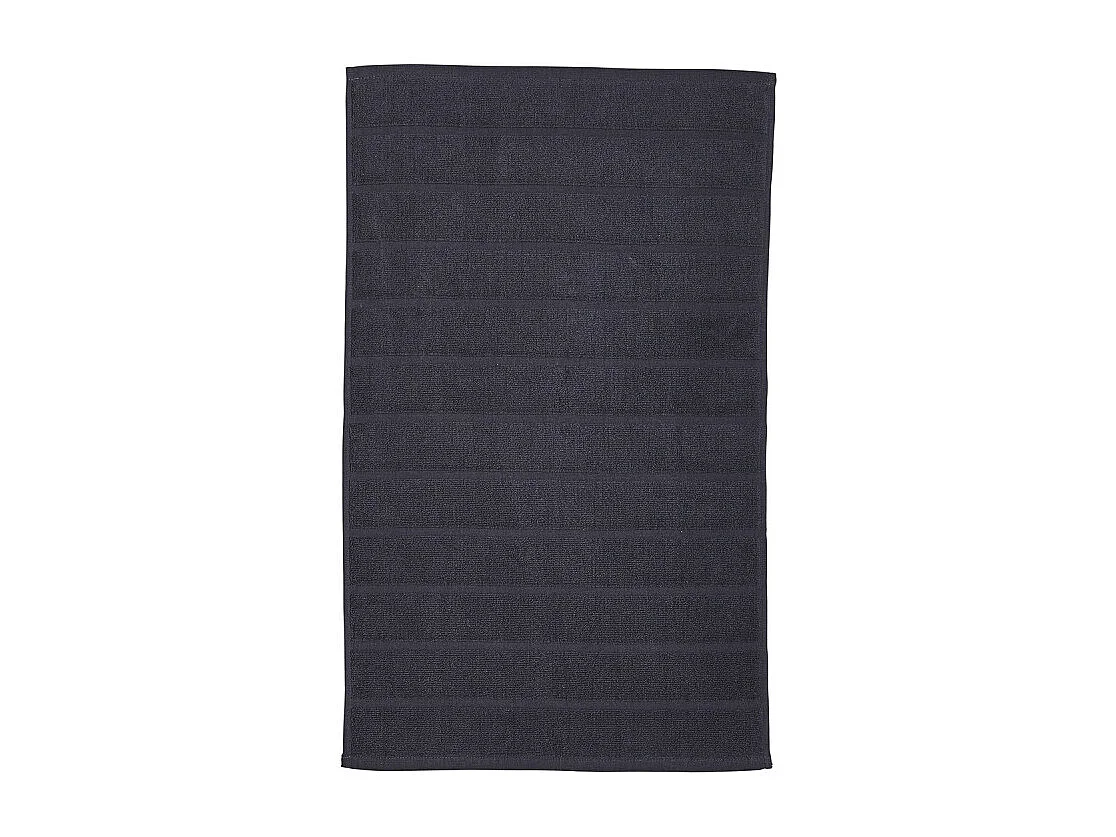 Alfombra de baño 100% algodón, 700 gramos m2.Carbón