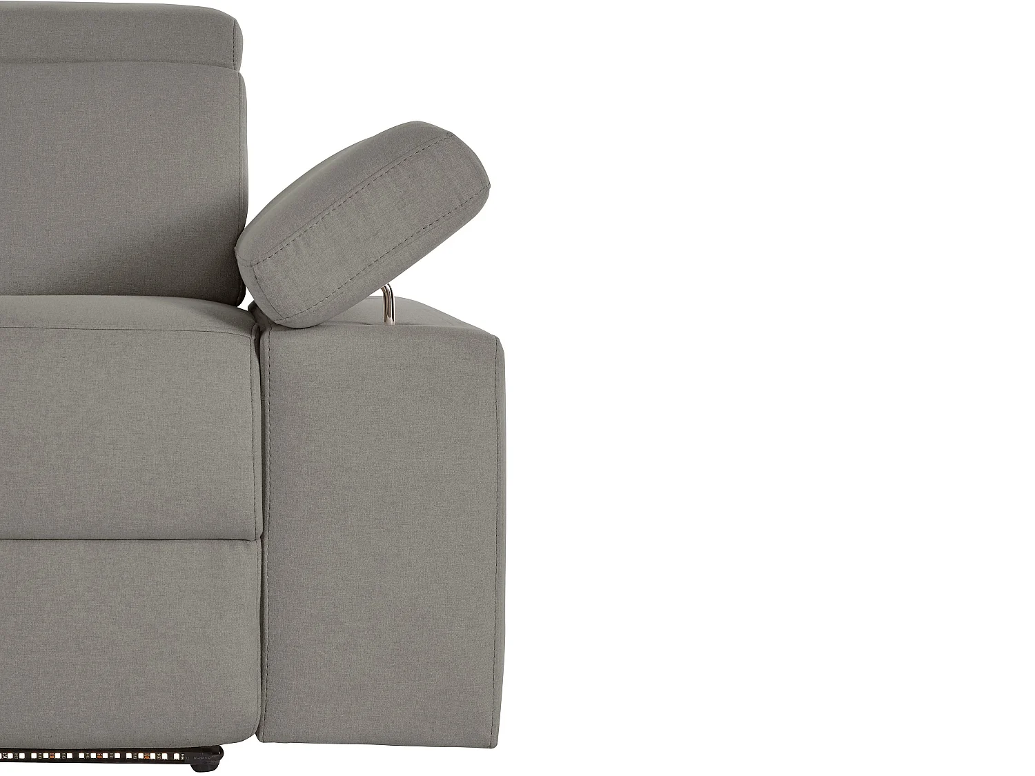 Rayland | Fauteuil relax 3 places électrique en tissu Sunday gris