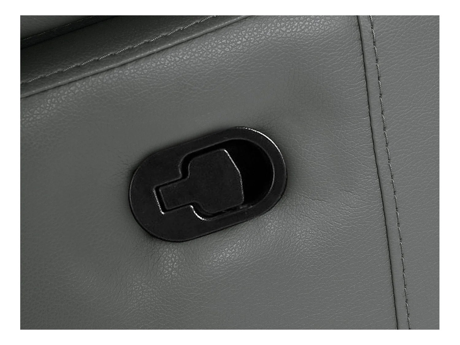 Rayland | Bank 3-zits elektrisch grijs leer/PU