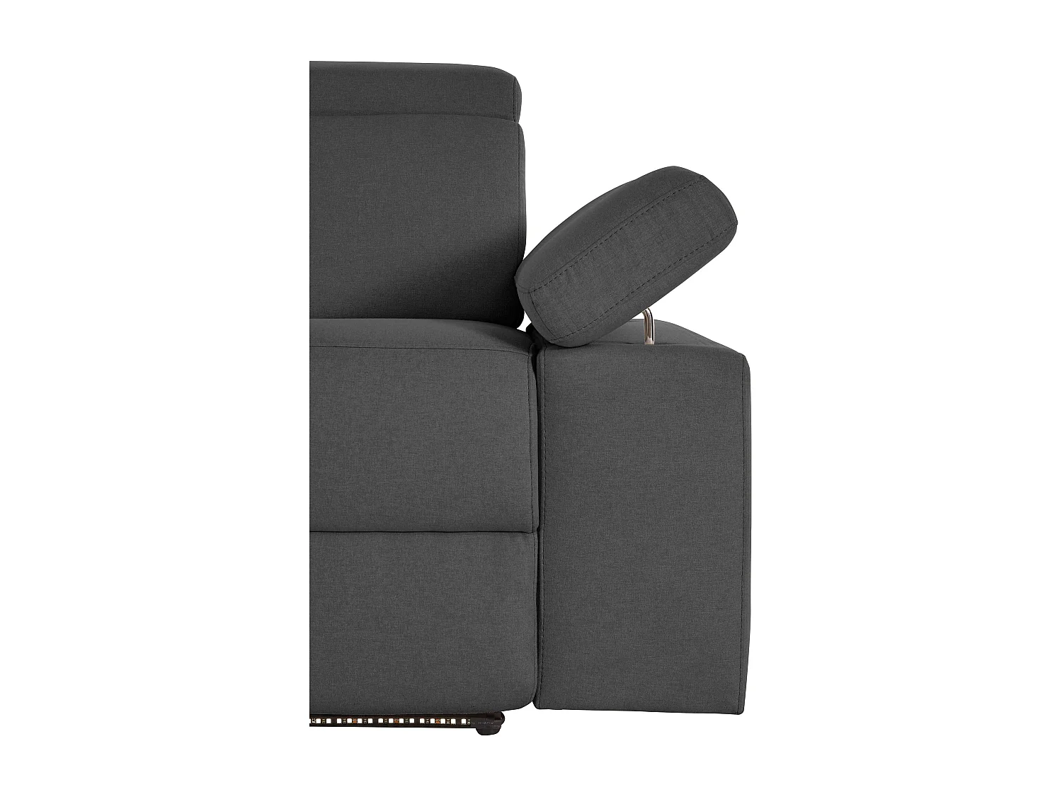 Rayland | Fauteuil relax 3 places électrique en tissu Sunday anthracite