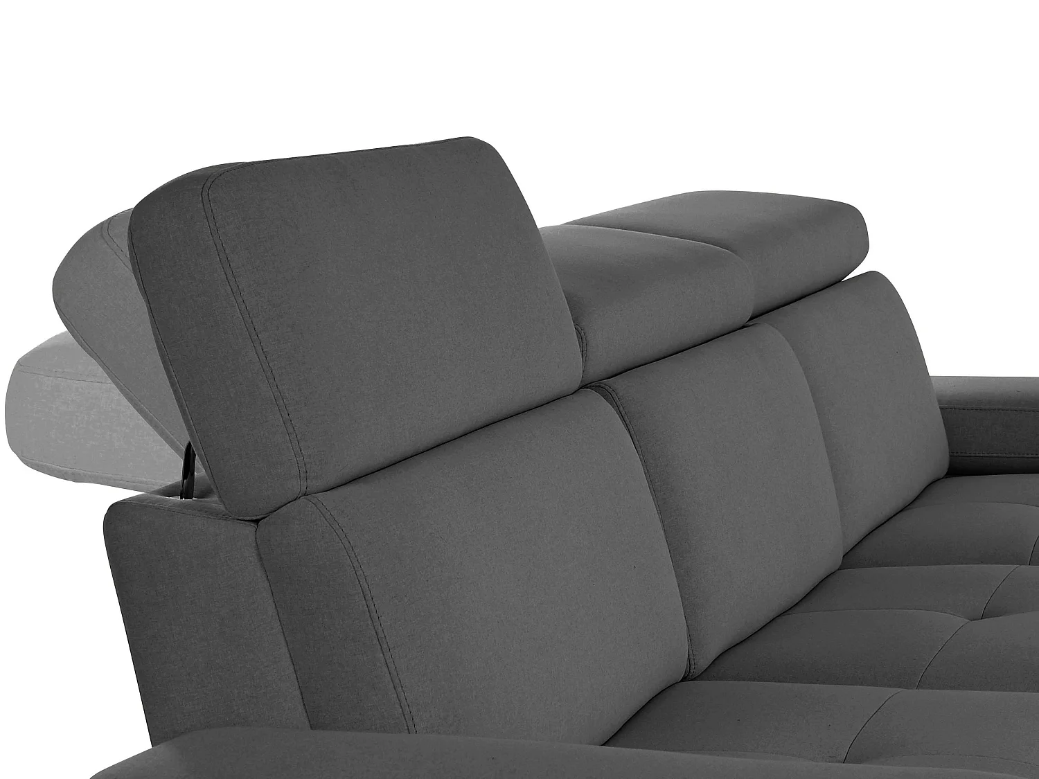 Rayland | Fauteuil relax 3 places électrique en tissu Sunday anthracite