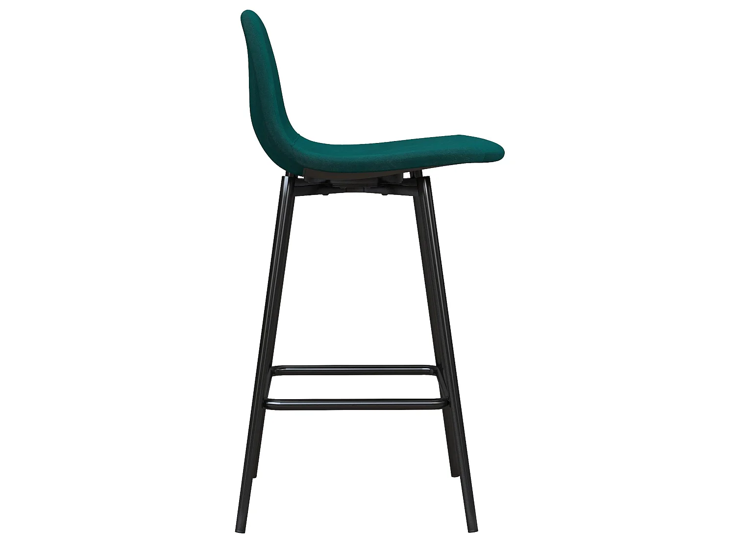 Calvin | Tabouret de comptoir en velours vert
