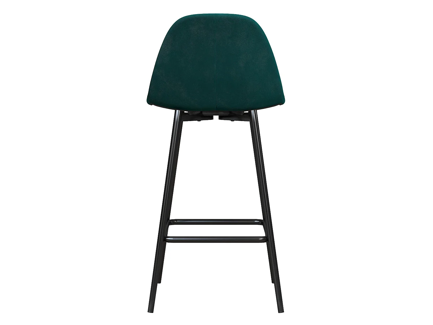 Calvin | Tabouret de comptoir en velours vert