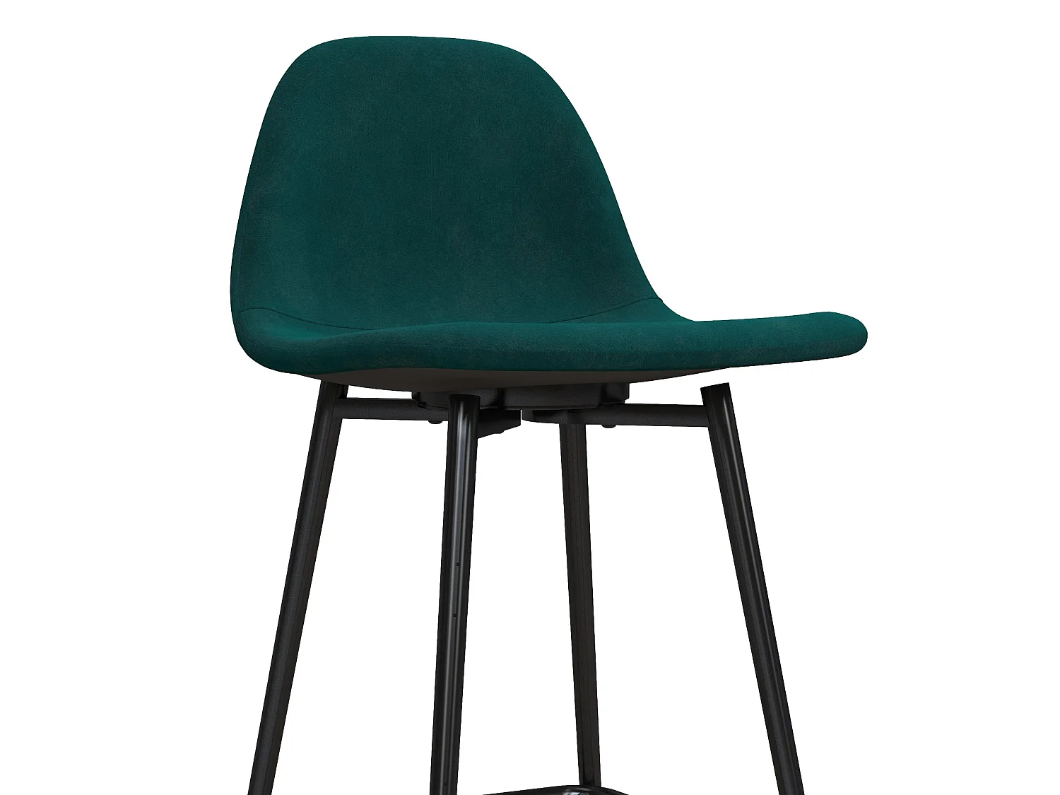 Calvin | Tabouret de comptoir en velours vert
