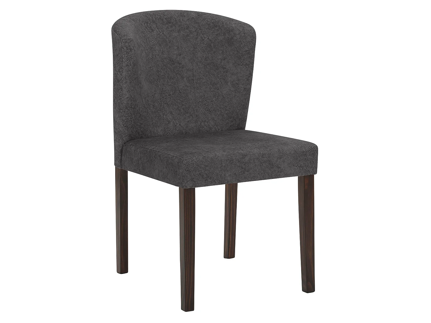 Hamilton | Lot de 2 chaises de salle à manger rembourrées en PU marron