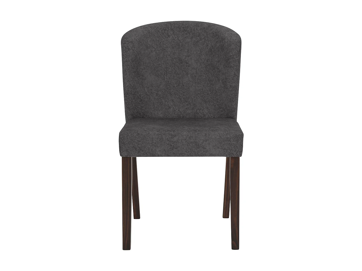 Hamilton | Lot de 2 chaises de salle à manger rembourrées en PU marron