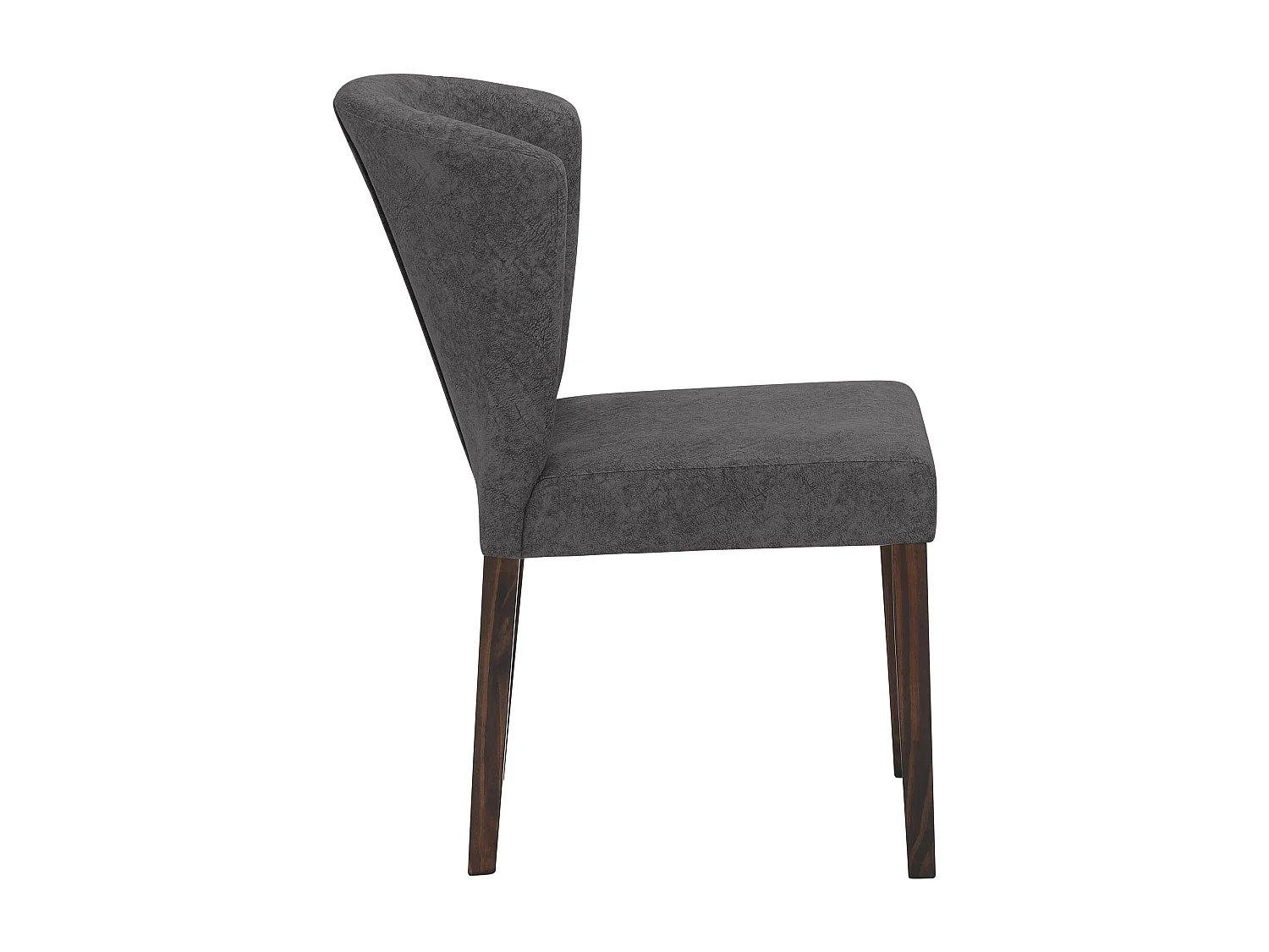 Hamilton | Lot de 2 chaises de salle à manger rembourrées en PU marron