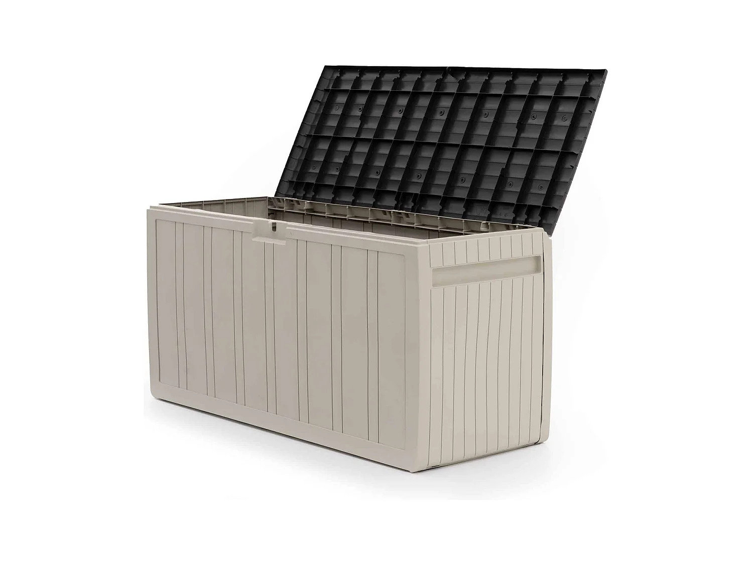 Coffre jardin résine verrouillable 270L résistant GARDINO