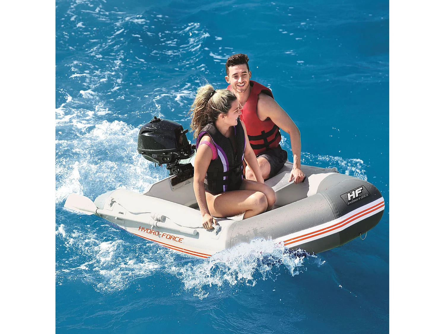 D/A Bateaux gonflables pour adultes | Bateau gonflable Rafting & pêche pour adultes – Palme pêche portable pour le lac avec pompe à rame
