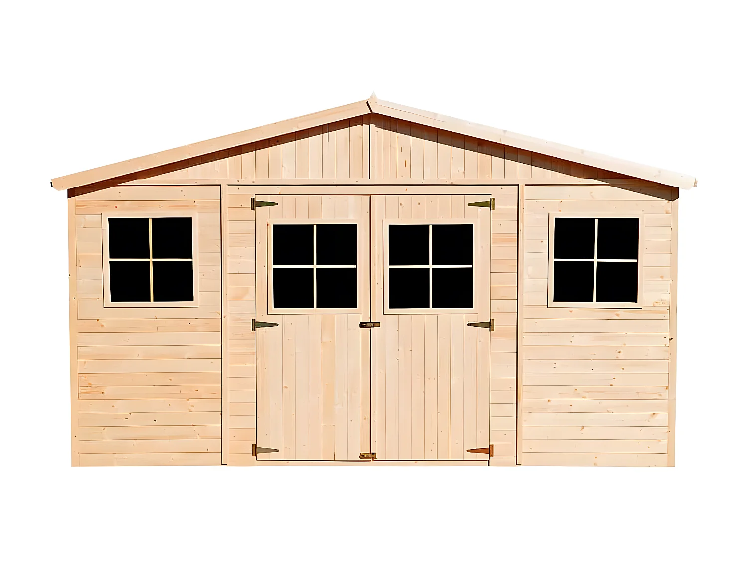 Garage in Legno Gardiun Vladimir 13,24 m² Esterni 320x418x188/246 cm