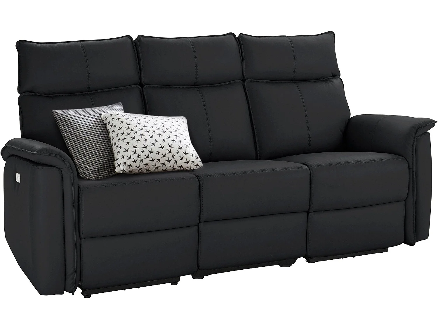 Divano Rayland Chaiselong 3S L Elettrico