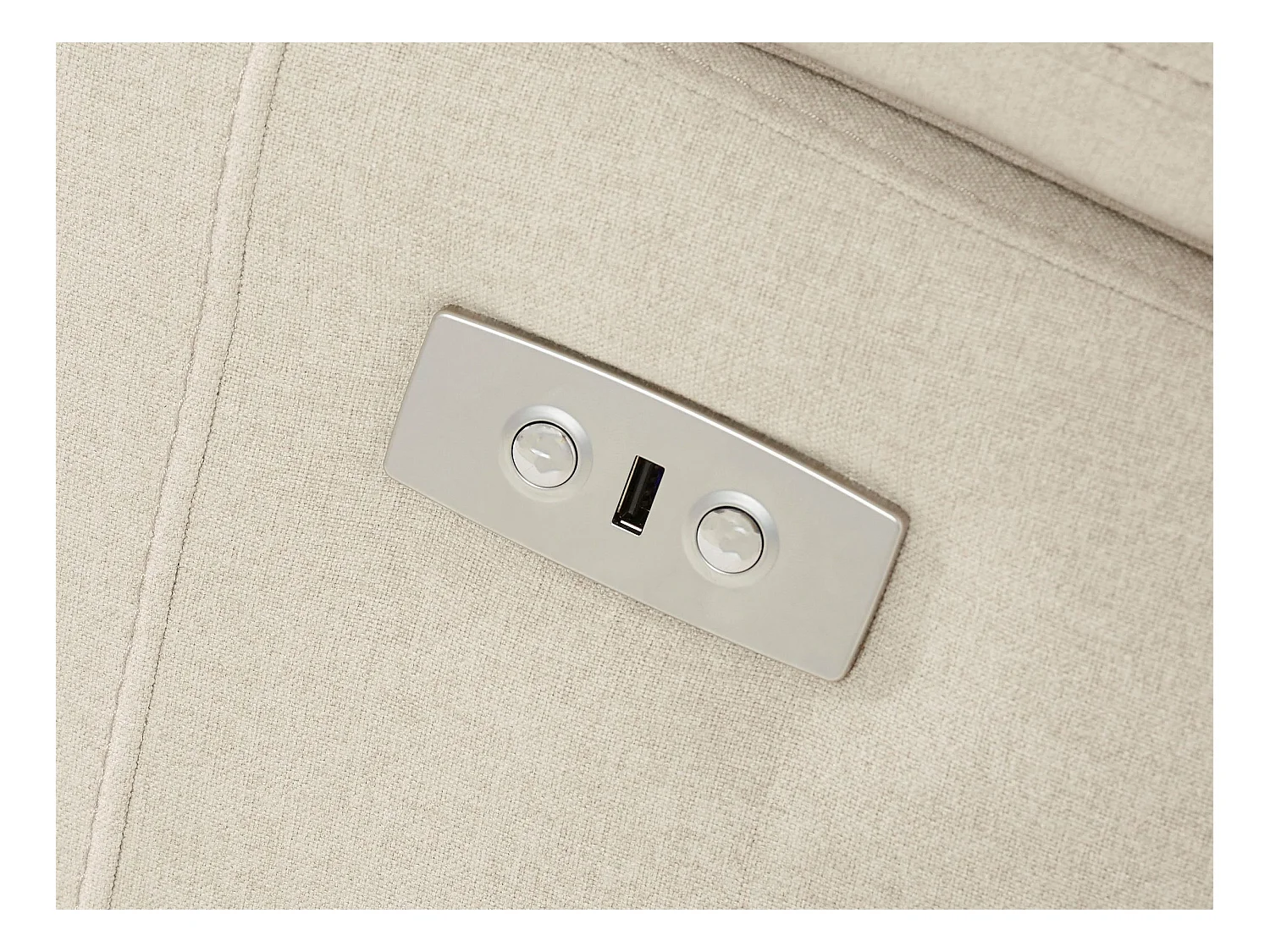 Rayland Chaiselong bank 3S L Elektrisch