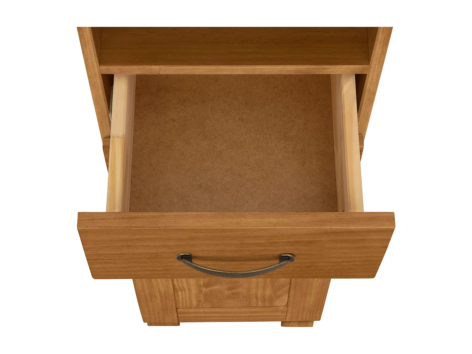 Alby | Meuble colonne de salle de bain avec 2 portes en pin