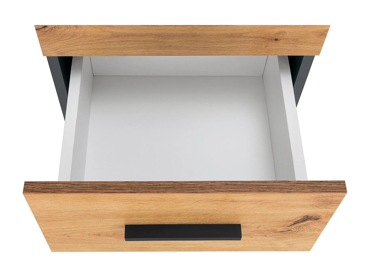 Malika | Meuble de salle de bain avec 2 portes 1 tiroir anthracite