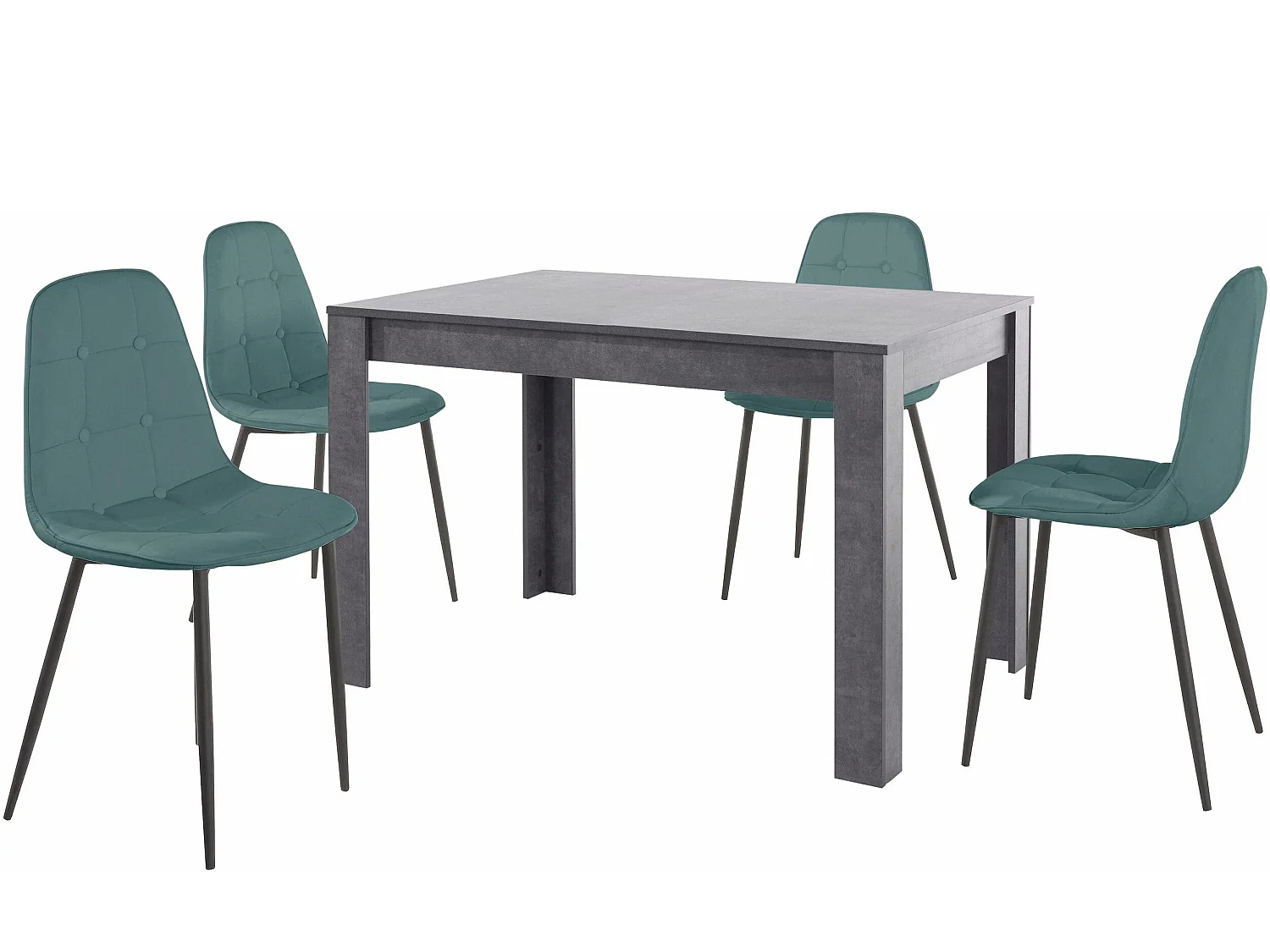 Tavolo Tinto 120 cm MarmoAcciaio