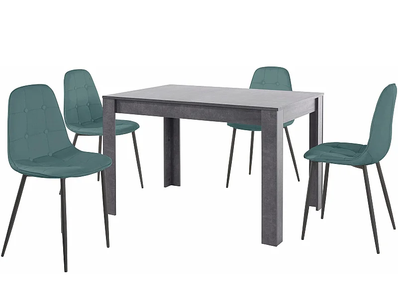 Tavolo Tinto 120 cm MarmoAcciaio