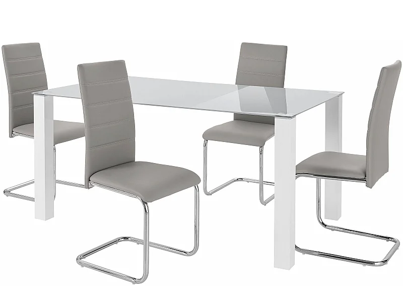 Norma Adora Large Lichtgrijs metaal