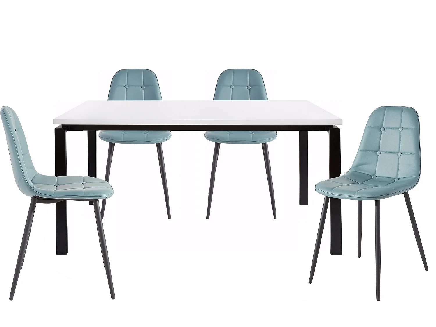 Sabine160 cm Luna 4pk Bleu