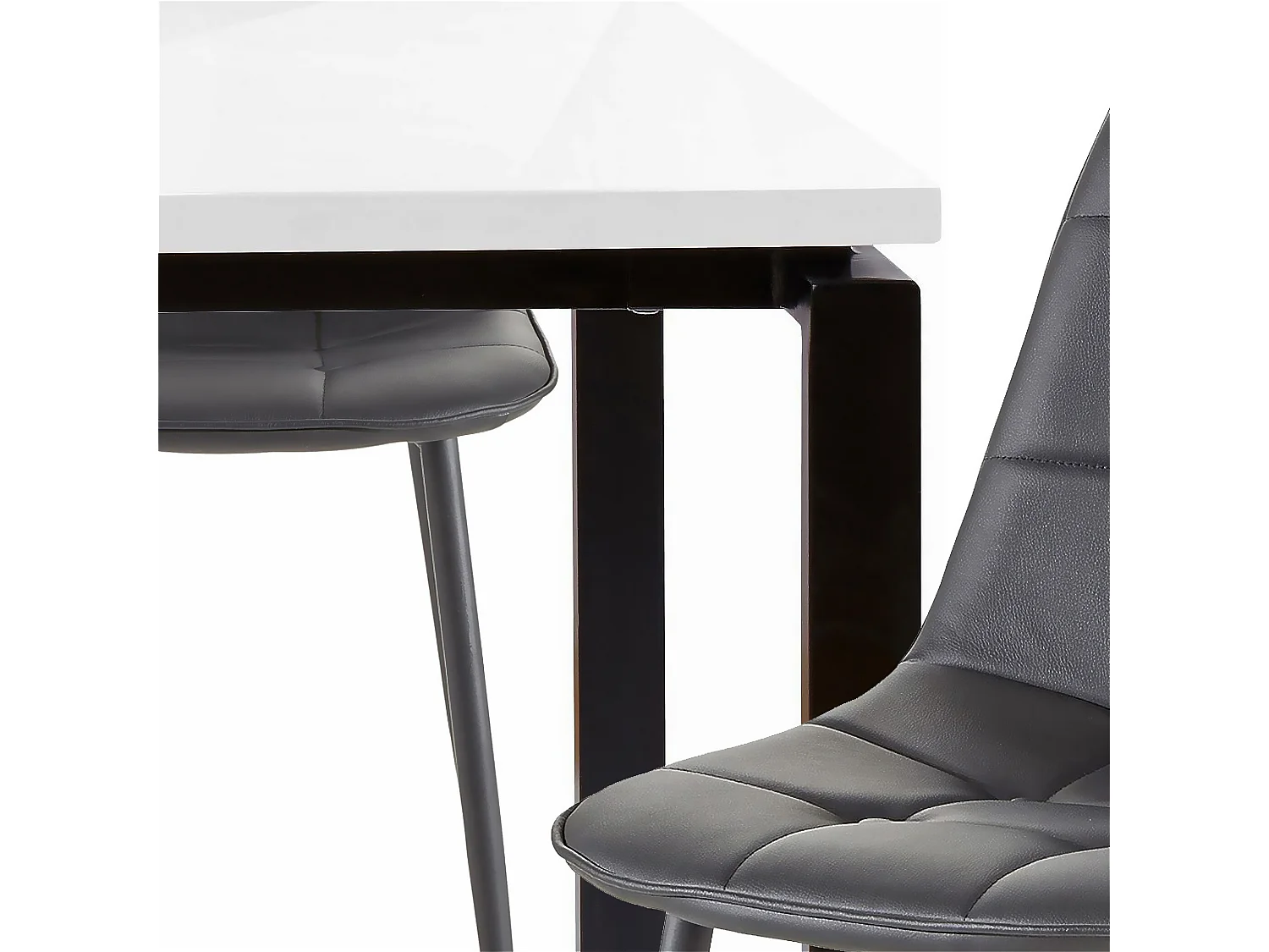 Sabine120 cm Luna 4pk noir