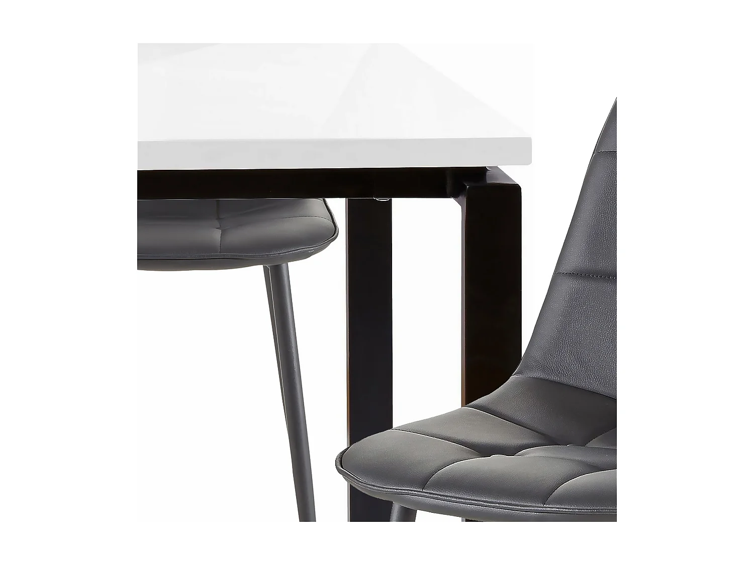 Sabine120 cm Luna 4pk noir
