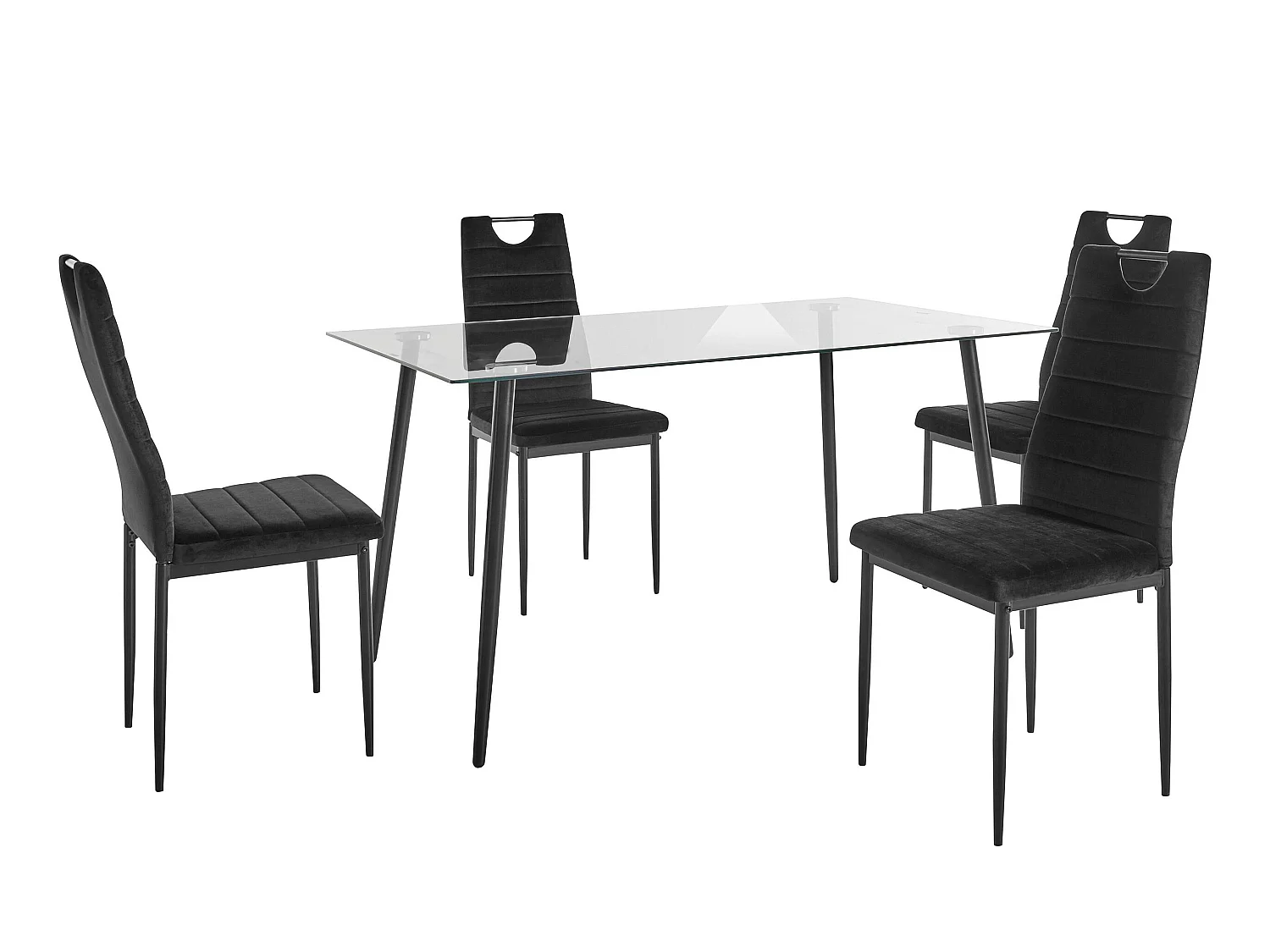 Danny 140 cm Mandy ensemble Noir
