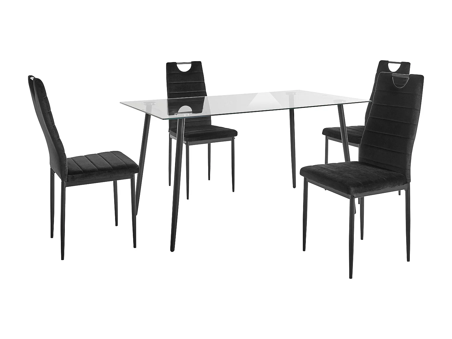 Danny 140 cm Mandy ensemble Noir
