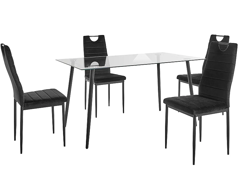 Danny 140 cm Mandy ensemble Noir