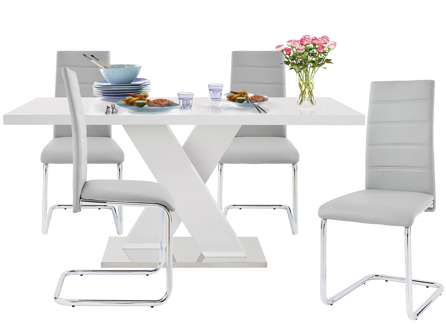 Ali 160 cm 4 Adora gris clair