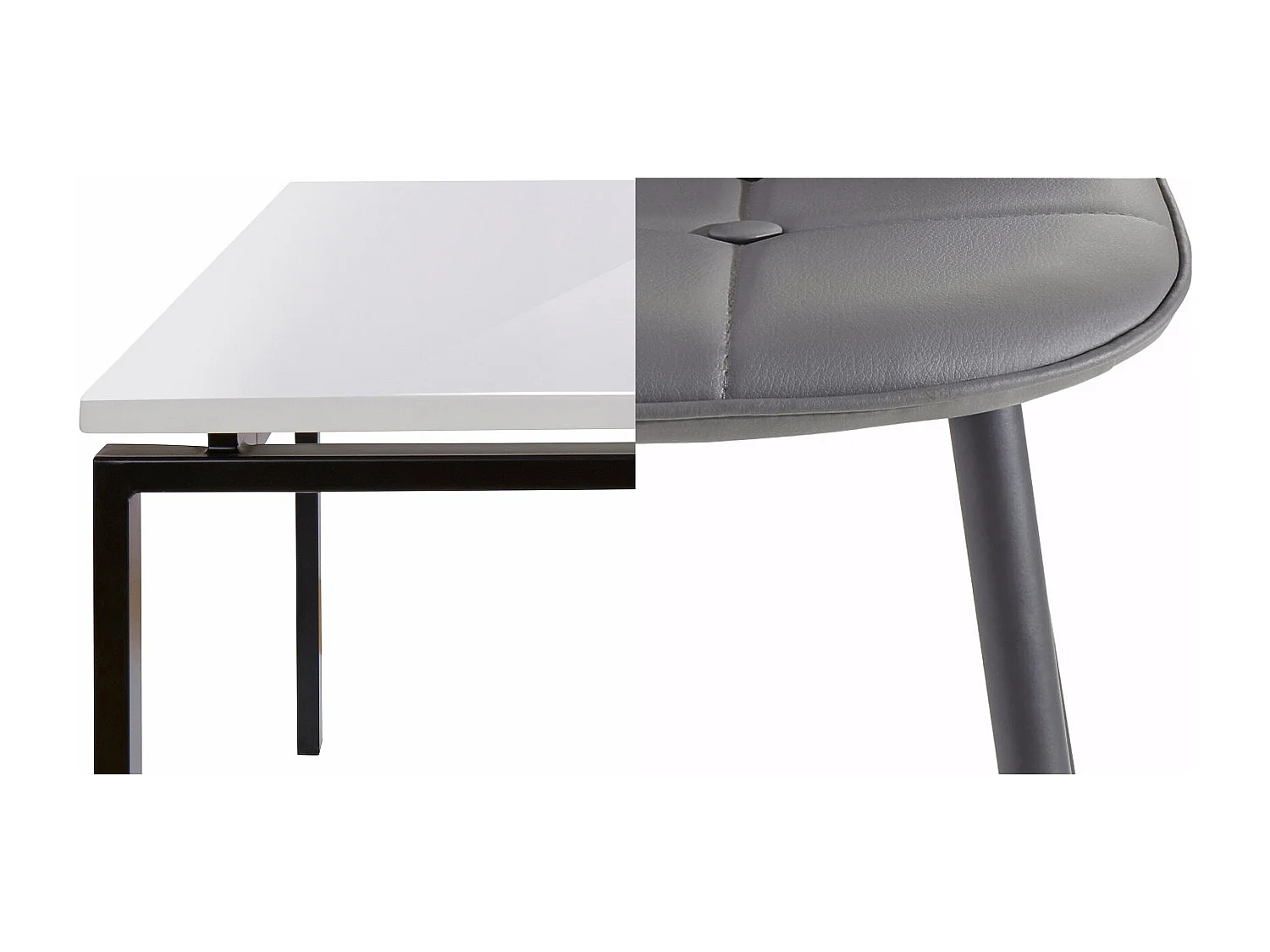 Sabine160 cm Luna 4pk Gris