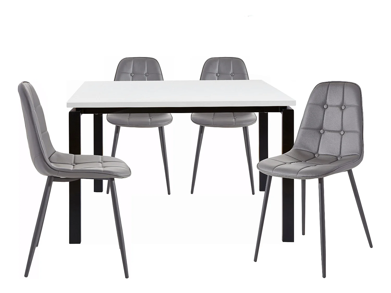 Sabine120 cm Luna 4pk Gris
