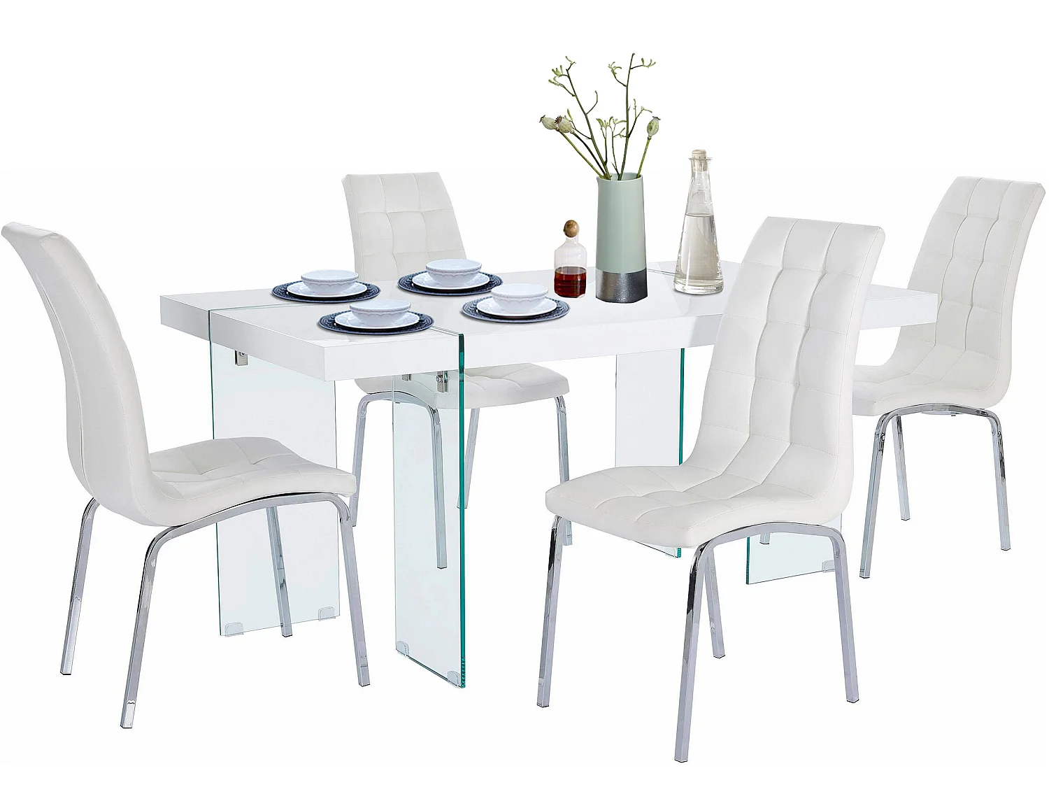 Travis 160 cm 4 Lila Blanc