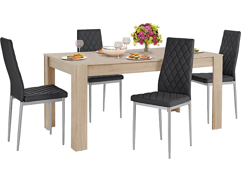 NelsonCosy set Bianco/Grigio chiaro