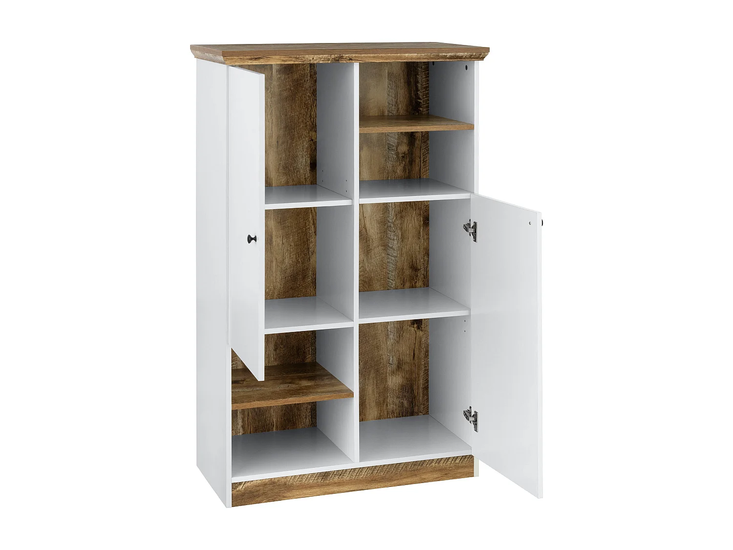 Schoenenkast met zwenkwielen