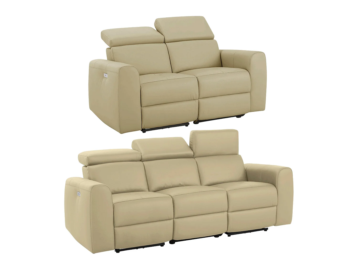 Capena set 2 pers 3 pers handmatig Creme