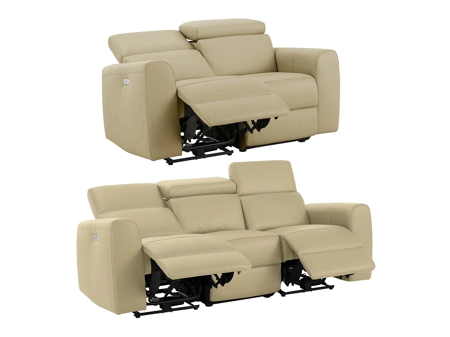 Capena set 2 pers 3 pers handmatig Creme