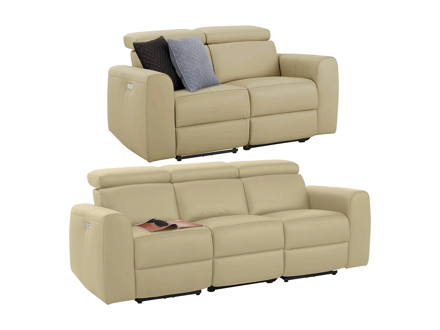 Capena|set 2 pers + 3 pers manuel Creme