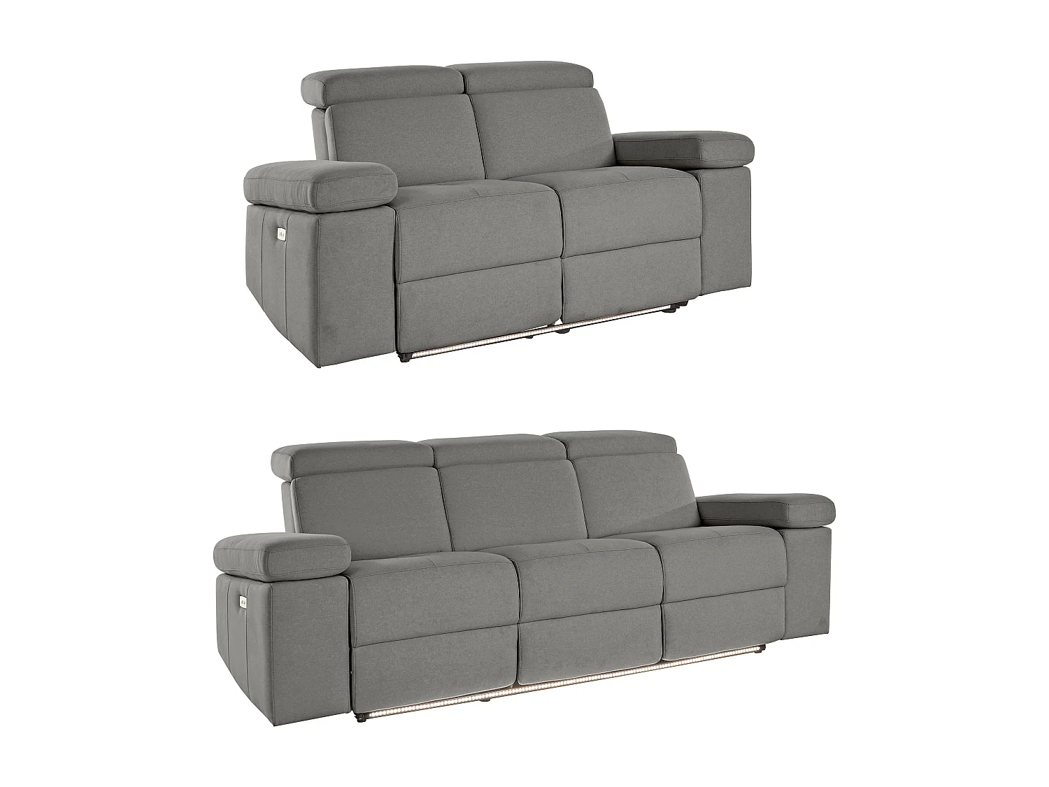 Rayland|Set 2+3 Pers Gris électrique