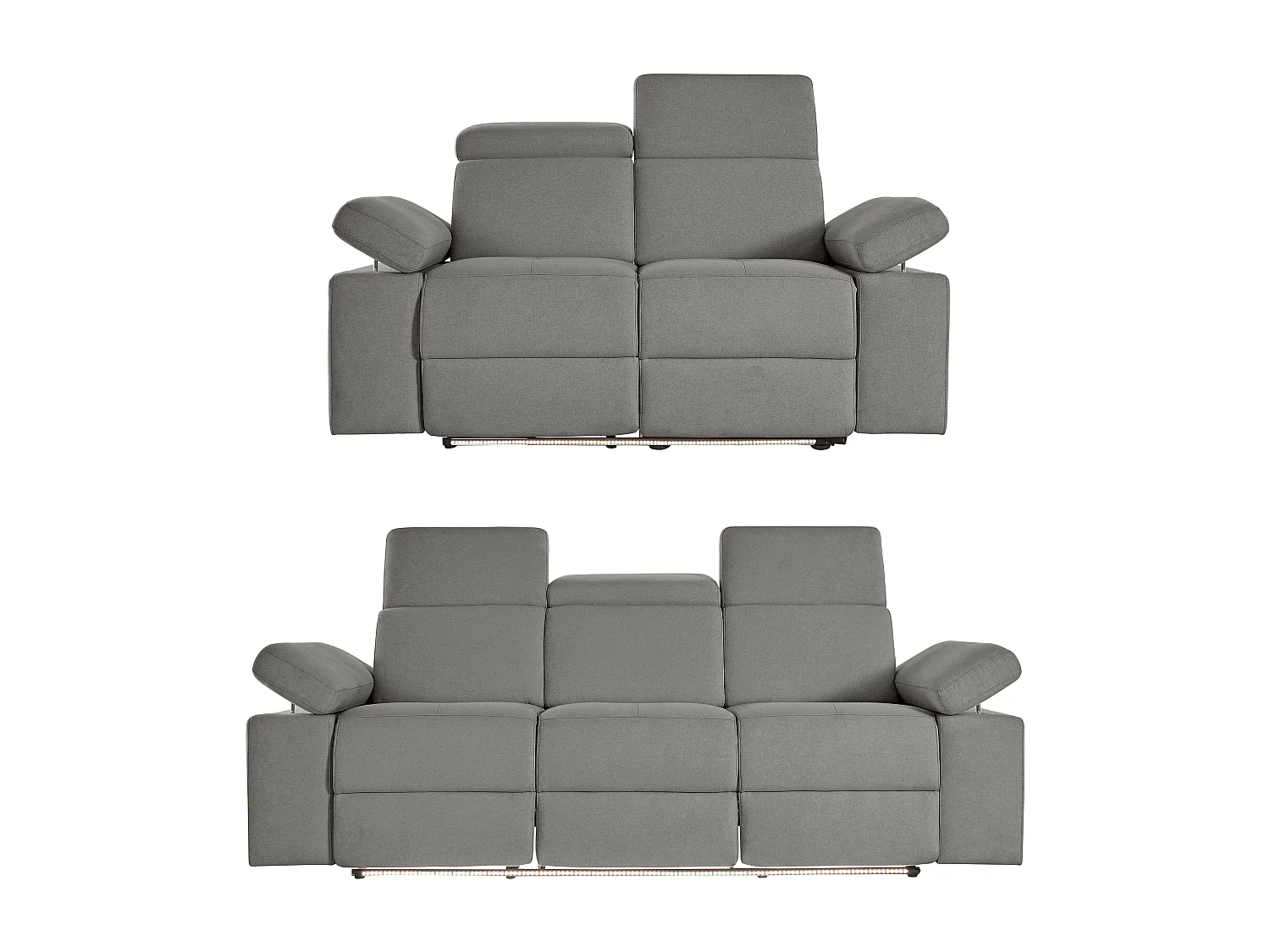 Rayland|Set 2+3 Pers Gris électrique