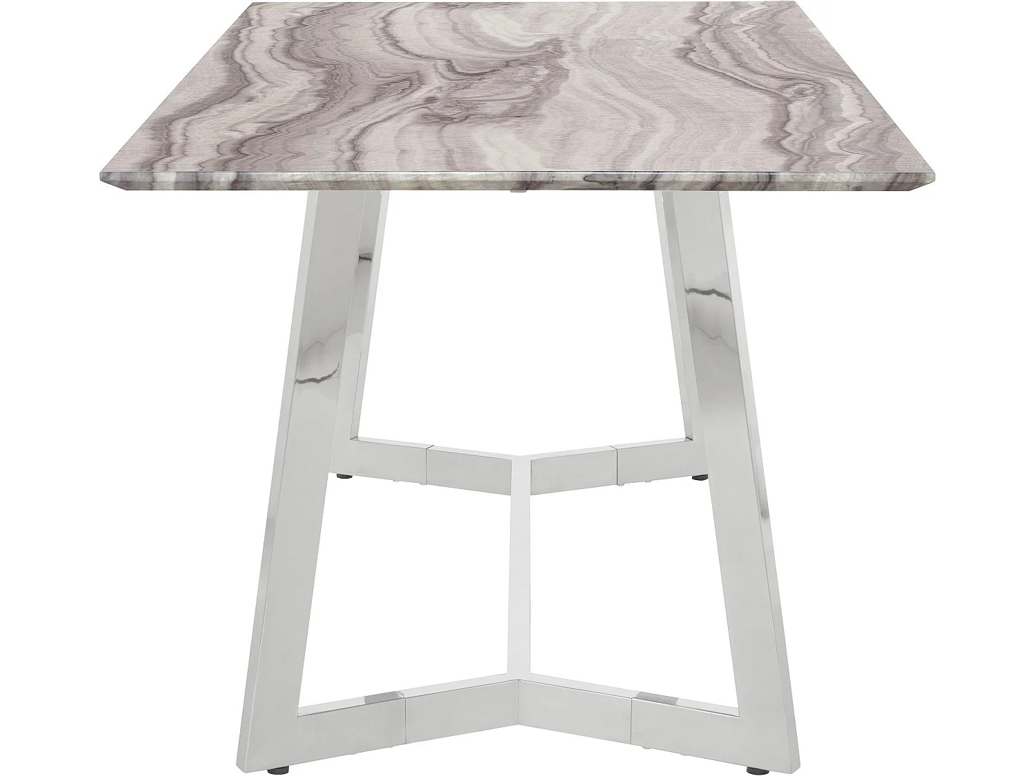 Tinto|Table 180 cm MarbreAcier