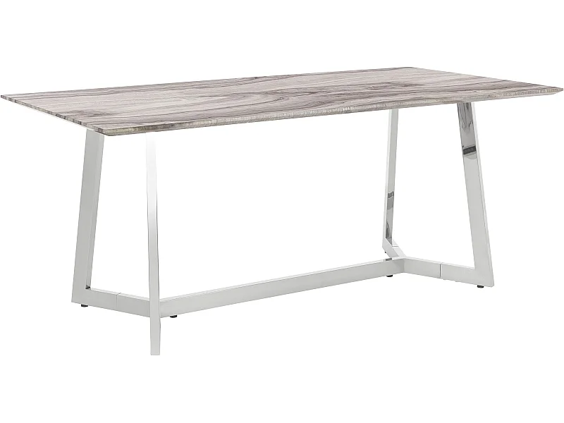 Tinto | Mesa 180 cm MarbleSteel