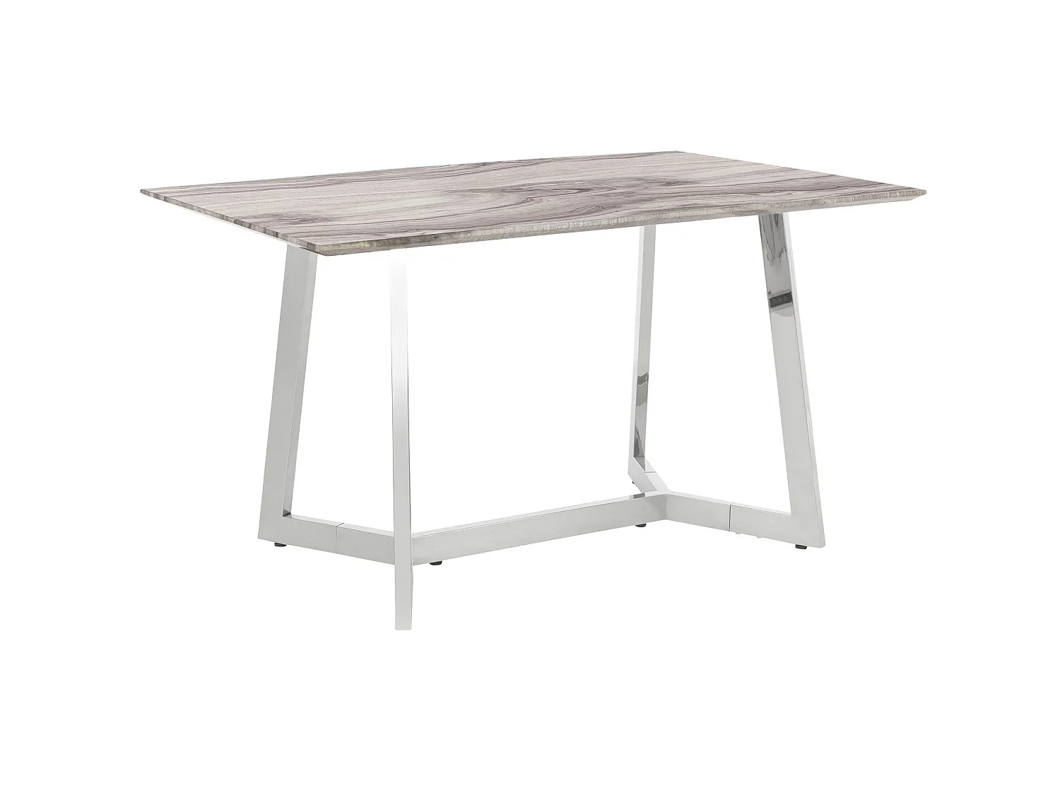 Tinto|Table 120 cm MarbreAcier