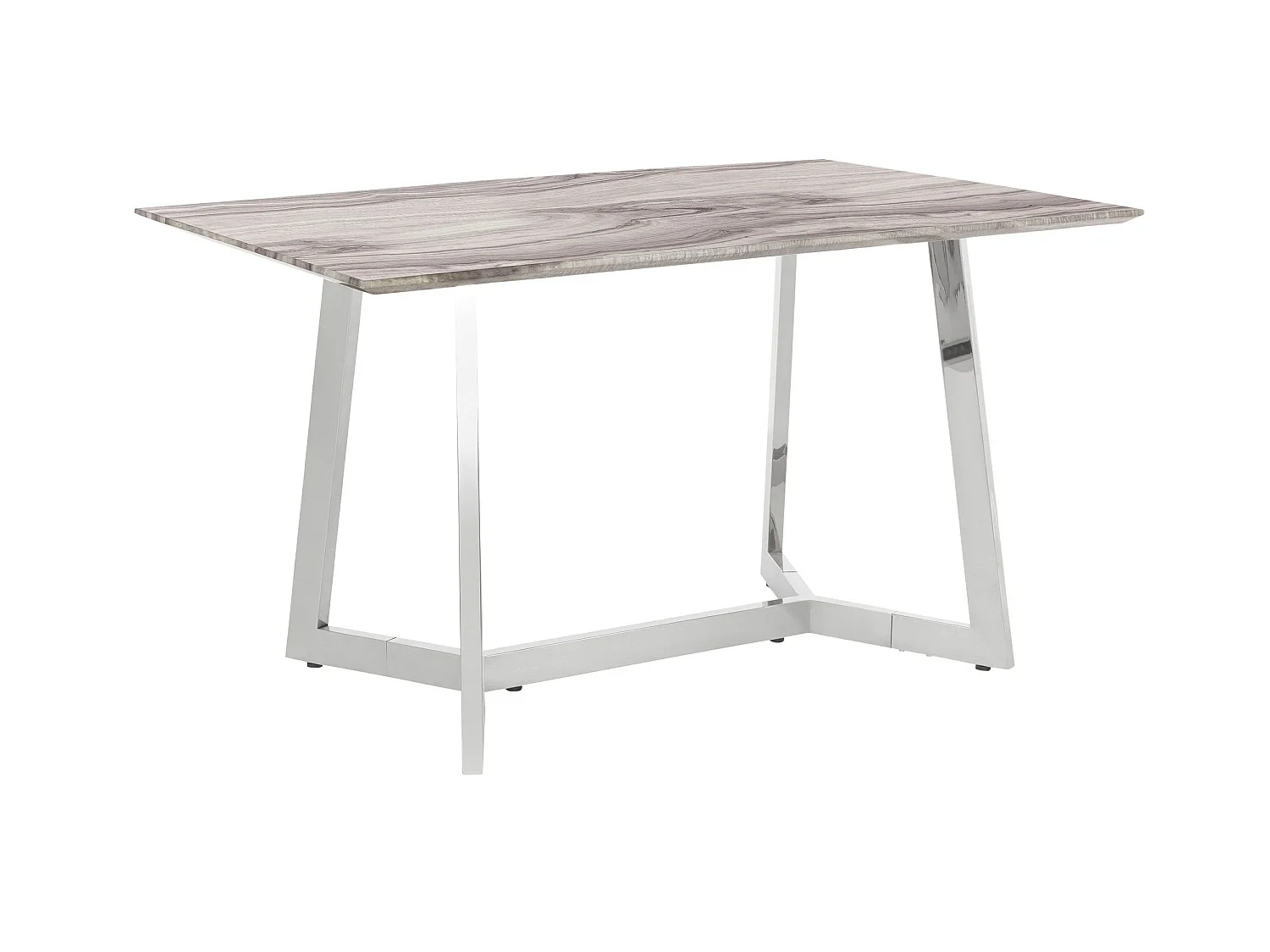 Tinto|Table 120 cm MarbreAcier