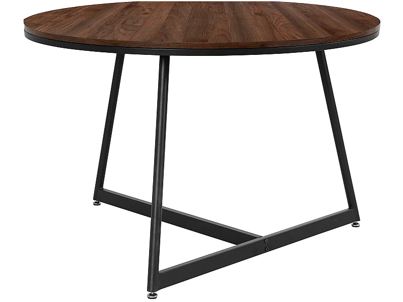 Luka|Table de salle à manger 120 cm Noyer Noir